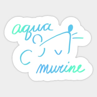 aquamurine Sticker